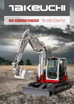 क्रॉलर एक्सकेवेटर Takeuchi TB 290 CM