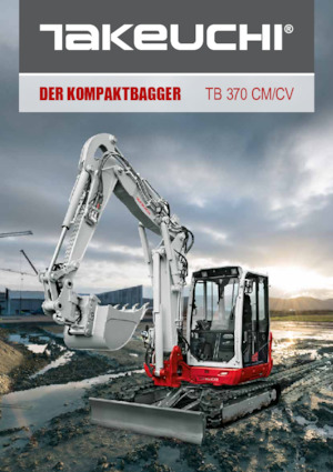 क्रॉलर एक्सकेवेटर Takeuchi TB 370 CV