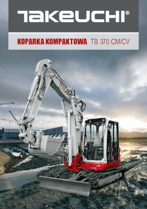 क्रॉलर एक्सकेवेटर Takeuchi TB 370 CV