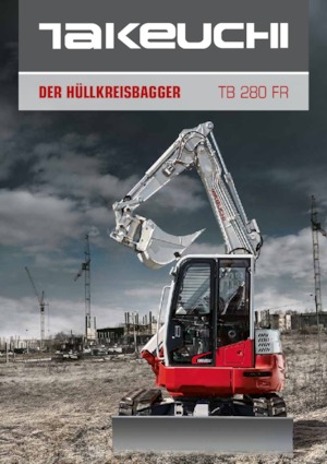क्रॉलर एक्सकेवेटर Takeuchi TB 280 FR