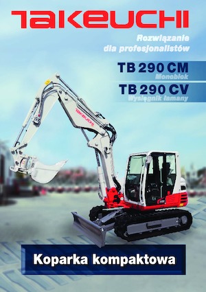 क्रॉलर एक्सकेवेटर Takeuchi TB290