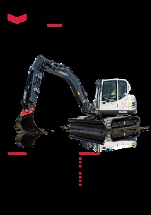 क्रॉलर एक्सकेवेटर Terex TC 85