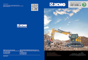 क्रॉलर एक्सकेवेटर XCMG XE155ECR Single Boom 