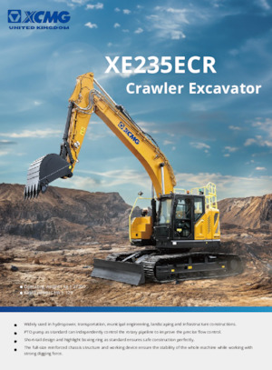क्रॉलर एक्सकेवेटर XCMG XE235ECR