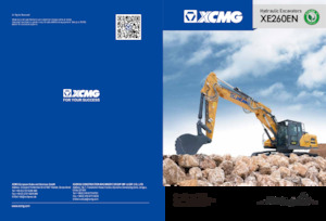 क्रॉलर एक्सकेवेटर XCMG XE260EN Double Boom