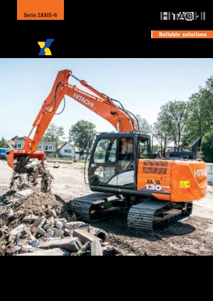 क्रॉलर एक्सकेवेटर Hitachi ZX130-6
