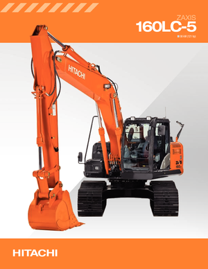 क्रॉलर एक्सकेवेटर Hitachi ZX 160 LC-5