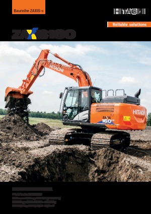 क्रॉलर एक्सकेवेटर Hitachi ZX160LC-6