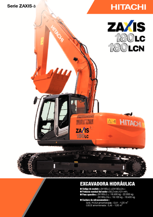 क्रॉलर एक्सकेवेटर Hitachi ZX 180 LC-3