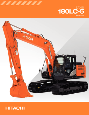 क्रॉलर एक्सकेवेटर Hitachi ZX 180 LC-5