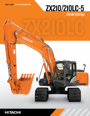 क्रॉलर एक्सकेवेटर Hitachi ZX 210 LC-5