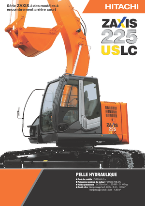 क्रॉलर एक्सकेवेटर Hitachi ZX 225 USLC-3