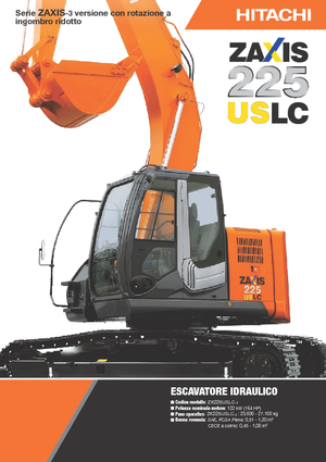 क्रॉलर एक्सकेवेटर Hitachi ZX 225 USLC-3