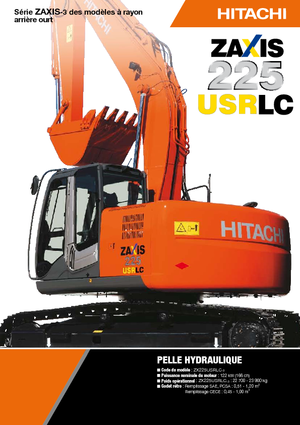 क्रॉलर एक्सकेवेटर Hitachi ZX 225 USRLC-3