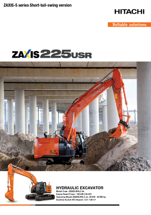 क्रॉलर एक्सकेवेटर Hitachi ZX 225 USRLC-5