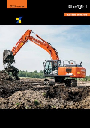 क्रॉलर एक्सकेवेटर Hitachi ZX240N-6