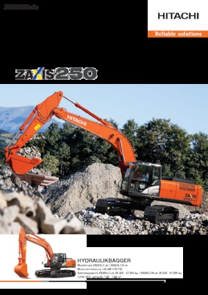 क्रॉलर एक्सकेवेटर Hitachi ZX 250 LC-5