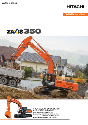 क्रॉलर एक्सकेवेटर Hitachi ZX 350 LC-5