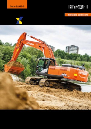 क्रॉलर एक्सकेवेटर Hitachi ZX350LCN-6