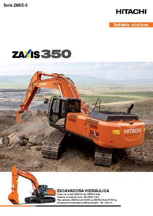 क्रॉलर एक्सकेवेटर Hitachi ZX 350 LCN-5