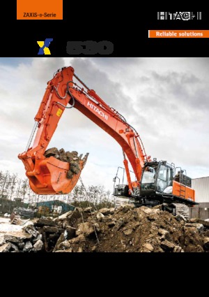 क्रॉलर एक्सकेवेटर Hitachi ZX530LCH-6