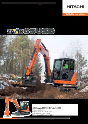 क्रॉलर एक्सकेवेटर Hitachi ZX65USB-5A