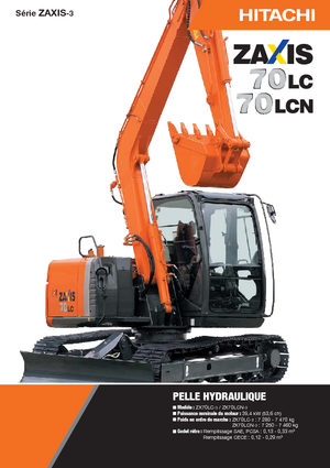 क्रॉलर एक्सकेवेटर Hitachi ZX 70 LC-3