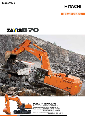 क्रॉलर एक्सकेवेटर Hitachi ZX870LCH-5B