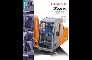 क्रॉलर एक्सकेवेटर Hitachi ZX120
