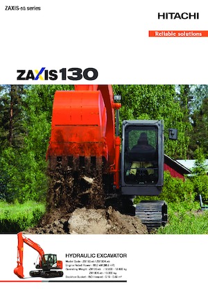 क्रॉलर एक्सकेवेटर Hitachi ZX130K-5G
