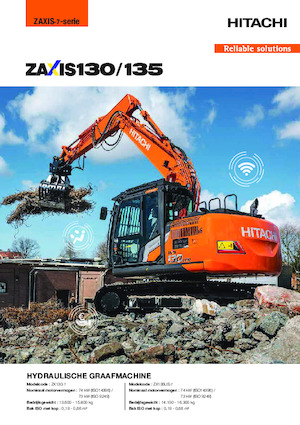 क्रॉलर एक्सकेवेटर Hitachi ZX130-7