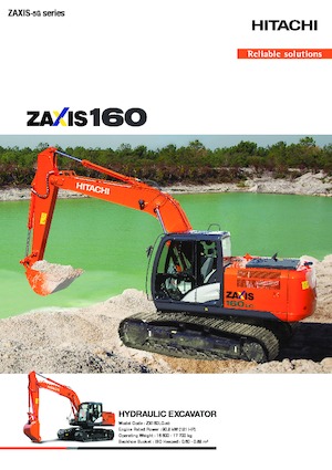 क्रॉलर एक्सकेवेटर Hitachi ZX160LC-5G