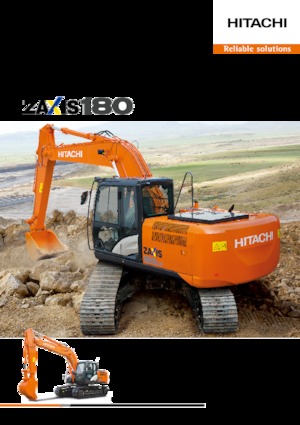 क्रॉलर एक्सकेवेटर Hitachi ZX180LC-5G