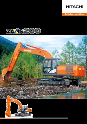 क्रॉलर एक्सकेवेटर Hitachi ZX200LC-5G TYPE H15 LD