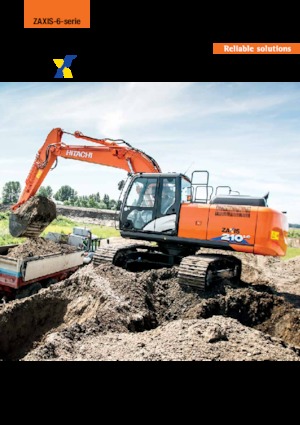 क्रॉलर एक्सकेवेटर Hitachi ZX210LCN-6