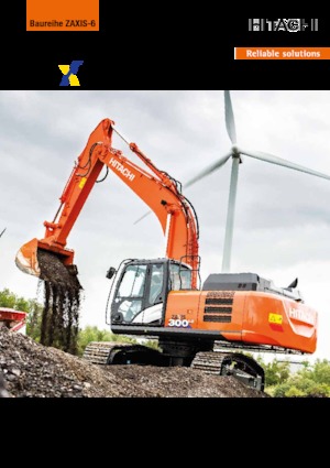 क्रॉलर एक्सकेवेटर Hitachi ZX300LCN-6 TYPE HE15LD