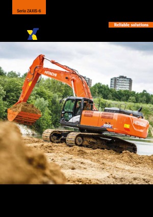क्रॉलर एक्सकेवेटर Hitachi ZX350LCN-6