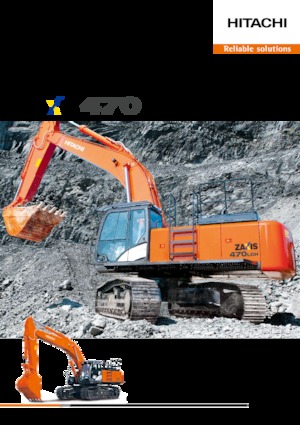 क्रॉलर एक्सकेवेटर Hitachi ZX470LC-5G