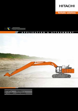 क्रॉलर एक्सकेवेटर Hitachi ZX470LCH-5B TYPE 14