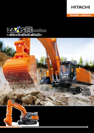 क्रॉलर एक्सकेवेटर Hitachi ZX470R-5G