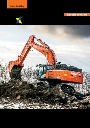 क्रॉलर एक्सकेवेटर Hitachi ZX490LCH-6
