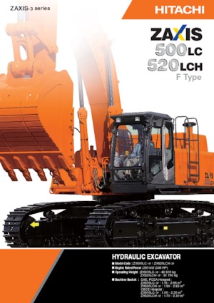 क्रॉलर एक्सकेवेटर Hitachi ZX520LCH-3F
