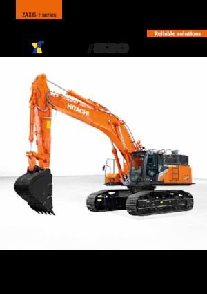 क्रॉलर एक्सकेवेटर Hitachi ZX490LCH-7