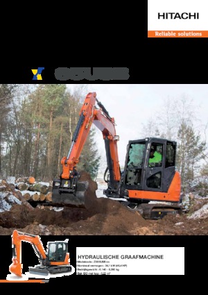 क्रॉलर एक्सकेवेटर Hitachi ZX65USB-5A
