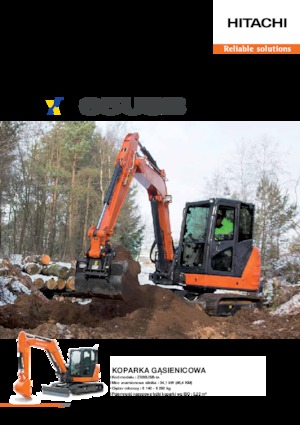 क्रॉलर एक्सकेवेटर Hitachi ZX65USB-5A