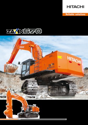 क्रॉलर एक्सकेवेटर Hitachi ZX670LC-5G