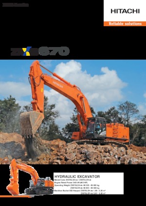 क्रॉलर एक्सकेवेटर Hitachi ZX670LCH-5B