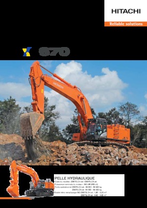 क्रॉलर एक्सकेवेटर Hitachi ZX670LCH-5G