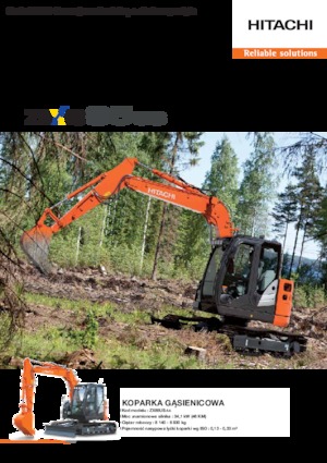 क्रॉलर एक्सकेवेटर Hitachi ZX85US-5A