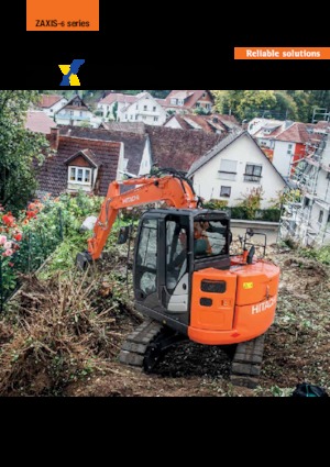 क्रॉलर एक्सकेवेटर Hitachi ZX85US-6